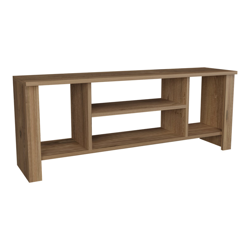 Mobilier TV cu rafturi Seref, Antracit, 120x30x47 cm - Stejar
