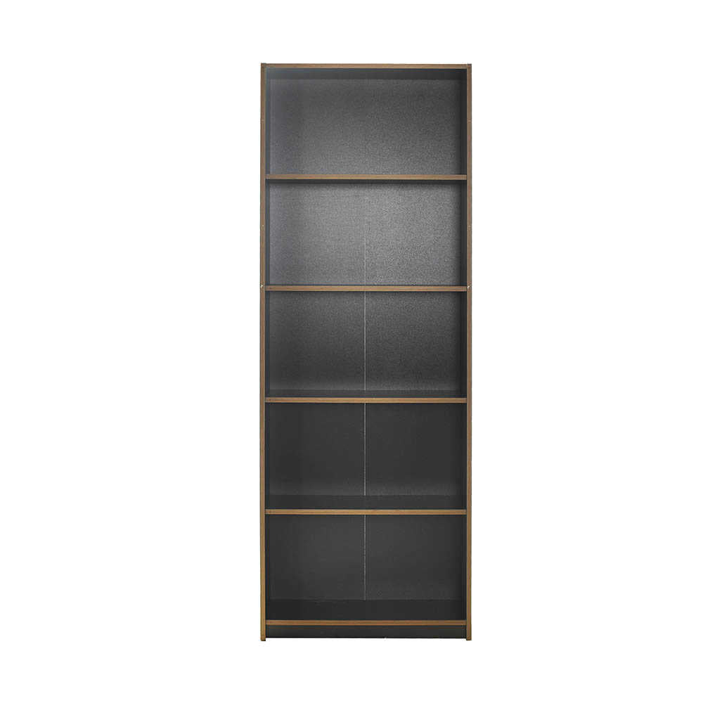 Biblioteca Adore Modern, 5 rafturi, 64x182x26 cm - Antracit