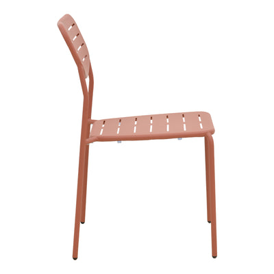 Moraja Deraby I set 3 piese terracotta metal 70x70x73cm, Teracotă, 70x70x73 cm, imagine produs 7, metal, PP, pentru living sau bucătărie