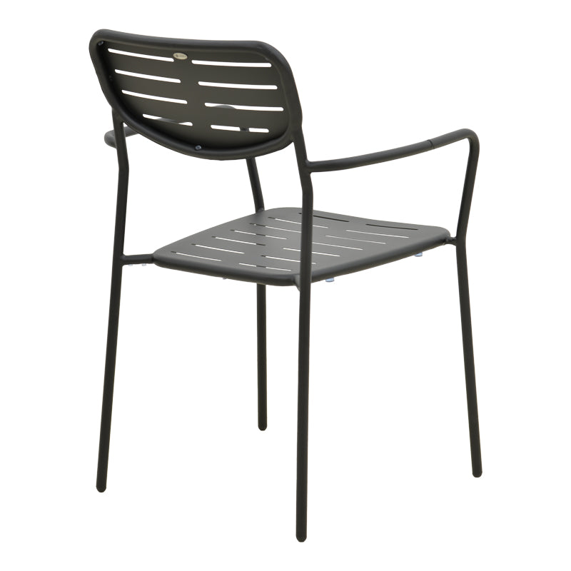 Moraja Deraby set 5 piese negru metal, 140x80x72 cm