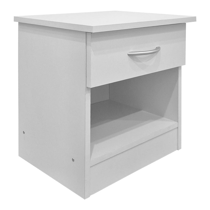 Noptieră Bedy bedside masă, alb, 40x34x42 cm - Alb
