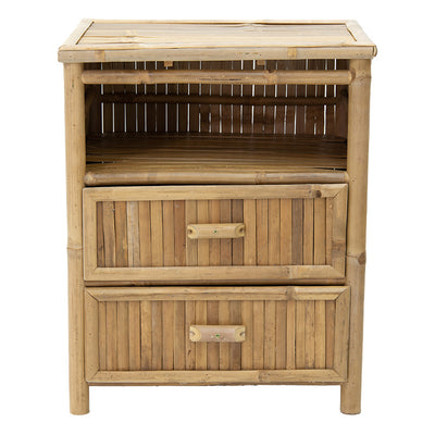 Noptiera Ofra Bamboo, Natur, 56x46x69 cm, detaliu produs