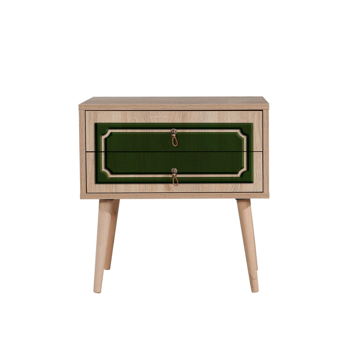 Noptiera Two - Nightstand 10, Stejar Sonoma, 61x40x60 cm