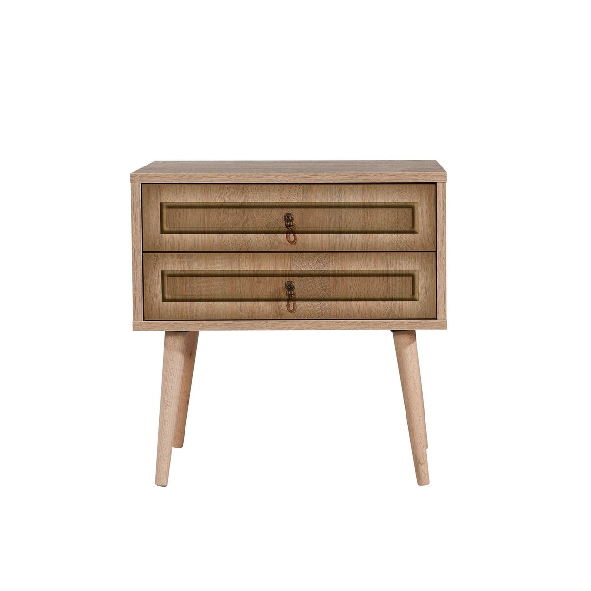 Noptiera Two - Nightstand 5, Stejar Sonoma, 61x40x60 cm