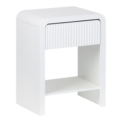 Noptiera Zeplen Alb 40x30x53 cm