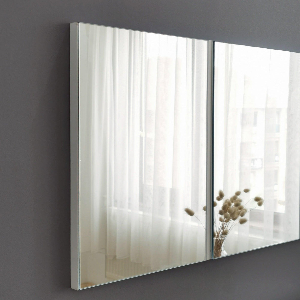 Oglindă A353, Alb, 3x40x120 cm