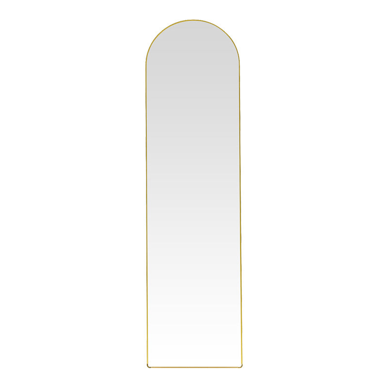 Oglinda aluminiu Plaza, Aluminiu, Auriu, 50x28x160 cm - Auriu