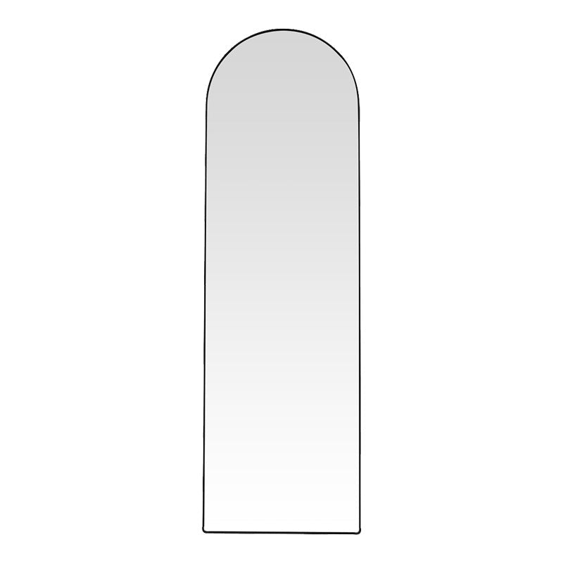 Oglinda aluminiu Plaza, Aluminiu, Auriu, 50x28x160 cm - Negru