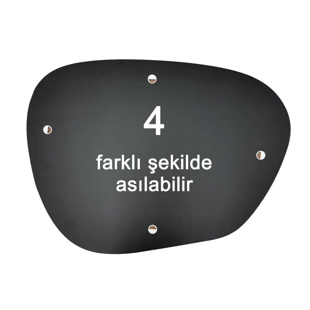 Oglindă Amorphous, Transparent, 90x70x3.2 cm