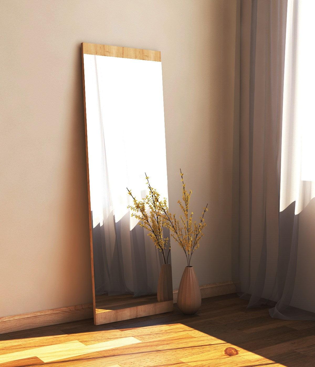 Oglindă Azus - Natural, Natural, 2x120x40 cm