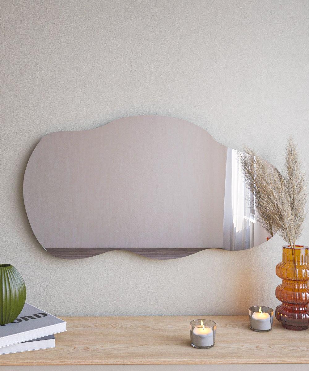 Oglindă Baby - Black, Negru, 2x72x40 cm