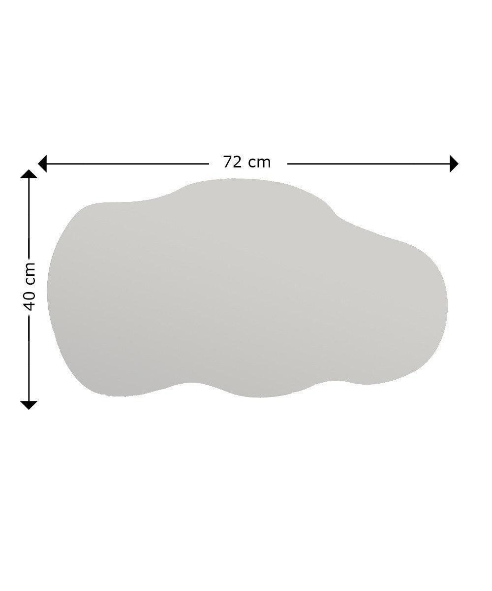 Oglindă Baby - Black, Negru, 2x72x40 cm