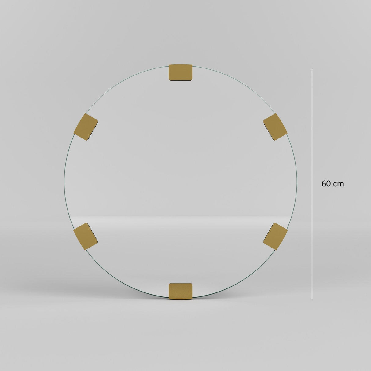 Oglindă Chakra - Gold, Aur, 2x60x60 cm