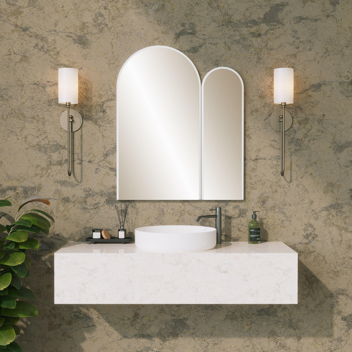 Oglinda decorativa Classe Mirror - White, Alb, 2x60x73 cm