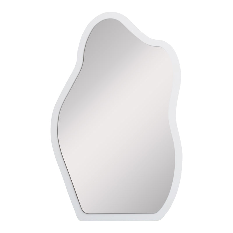 Oglinda decorativa Evanthia, MDF, 36x2x56 cm - Alb