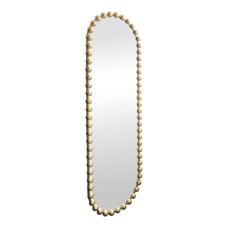 Oglinda decorativa Myrtus, Metal, 40x3x160 cm - Auriu