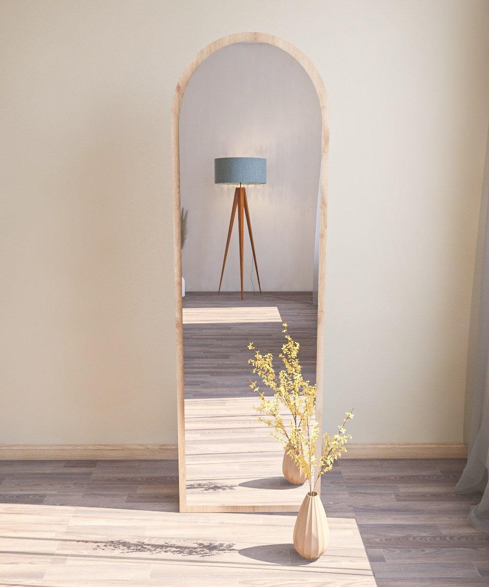 Oglindă Emma - Natural, Natural, 2x160x50 cm