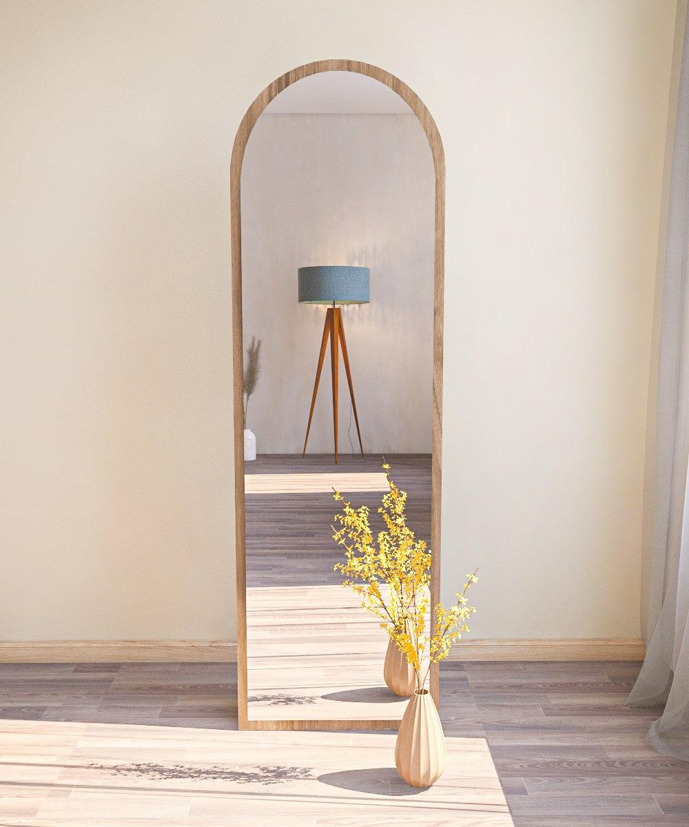 Oglindă Emma - Walnut, Nuc, 2x160x50 cm