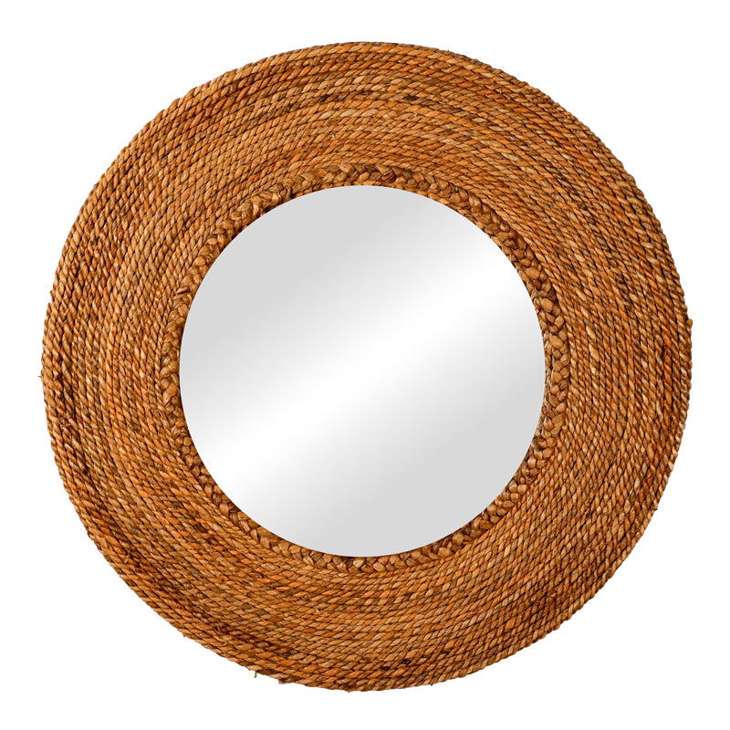 Oglinda Encere Boho, Natural, 70x70 cm