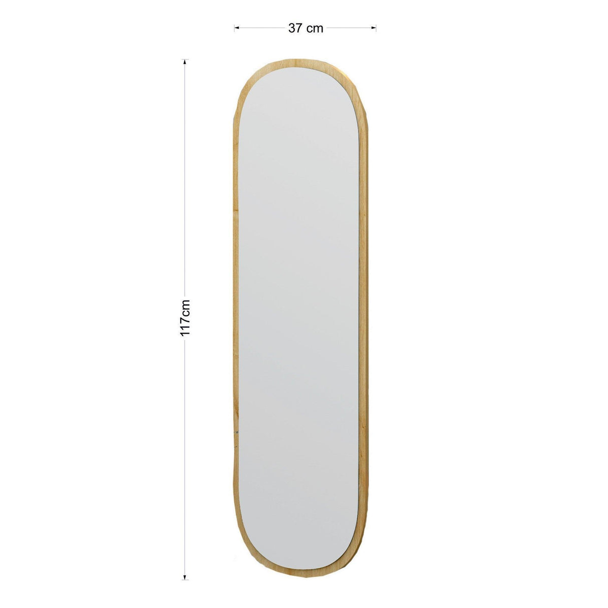 Oglindă Magnum - Natural, Natural, 2x120x40 cm