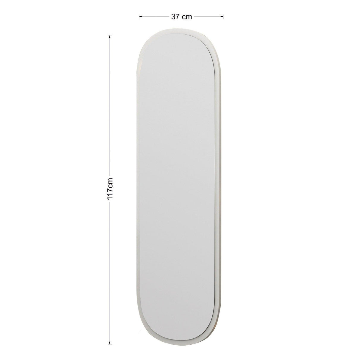 Oglindă Magnum - White, Alb, 2x120x40 cm