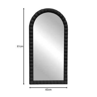 Oglinda Pavlova, negru, 42x81 cm, imagine suplimentara