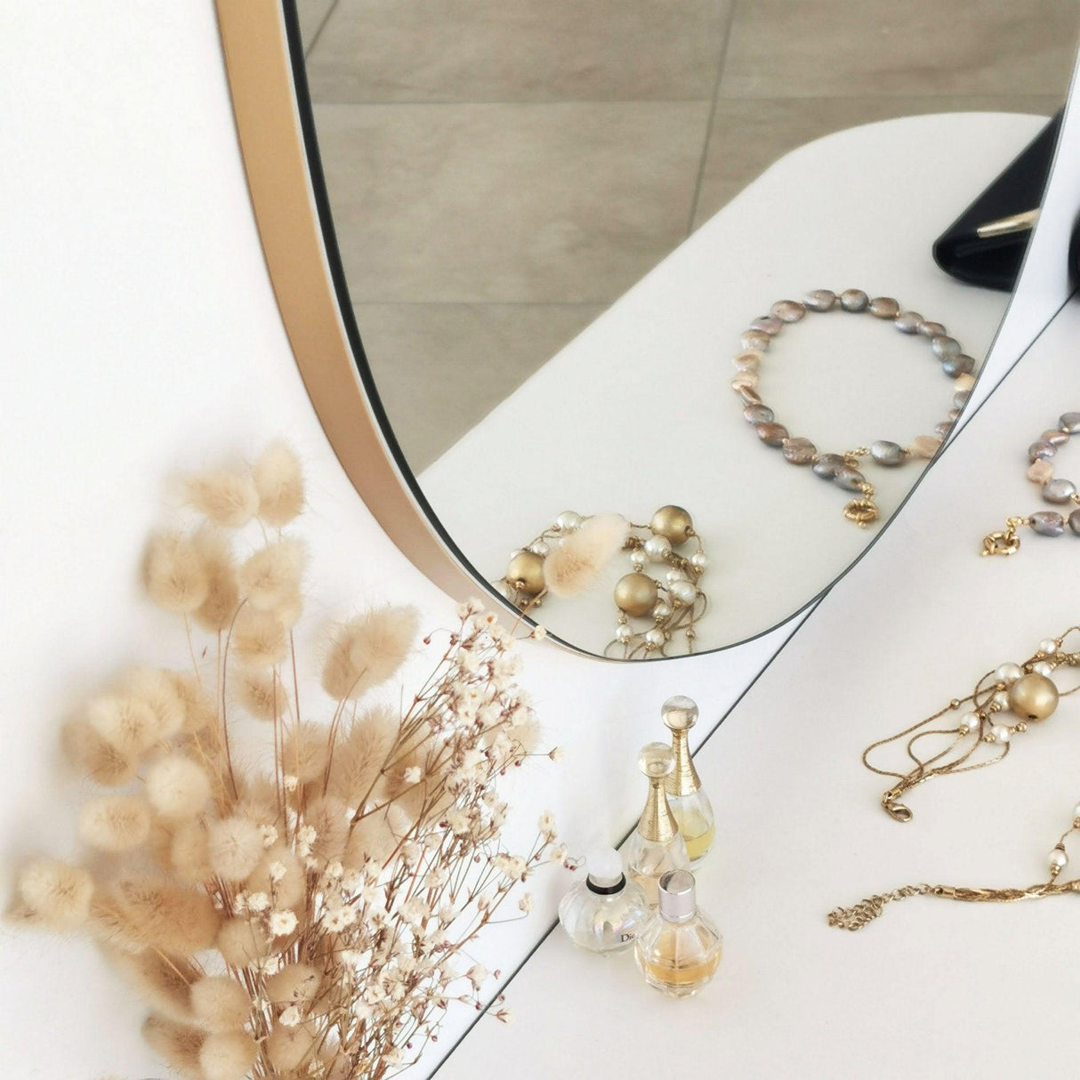 Oglindă Soho, Aur, 2x75x58 cm