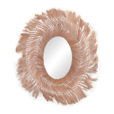 Oglinda Tolle abaca, Natural, 65x85x17 cm, imagine suplimentara