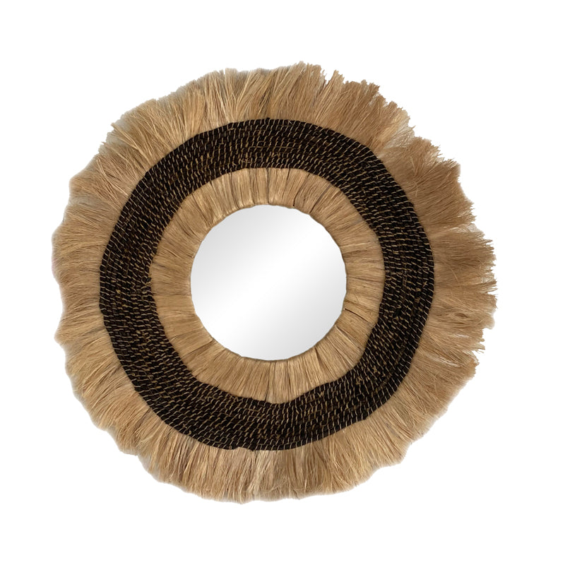 Oglinda Verone abaca Natural 80x80 cm