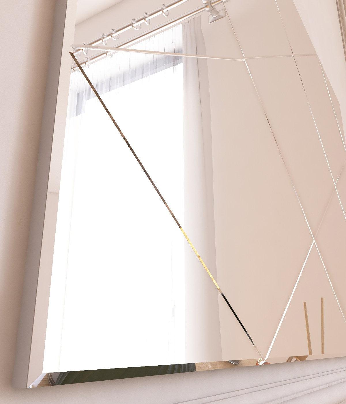 Oglindă Vocal - White, Alb, 2x75x50 cm