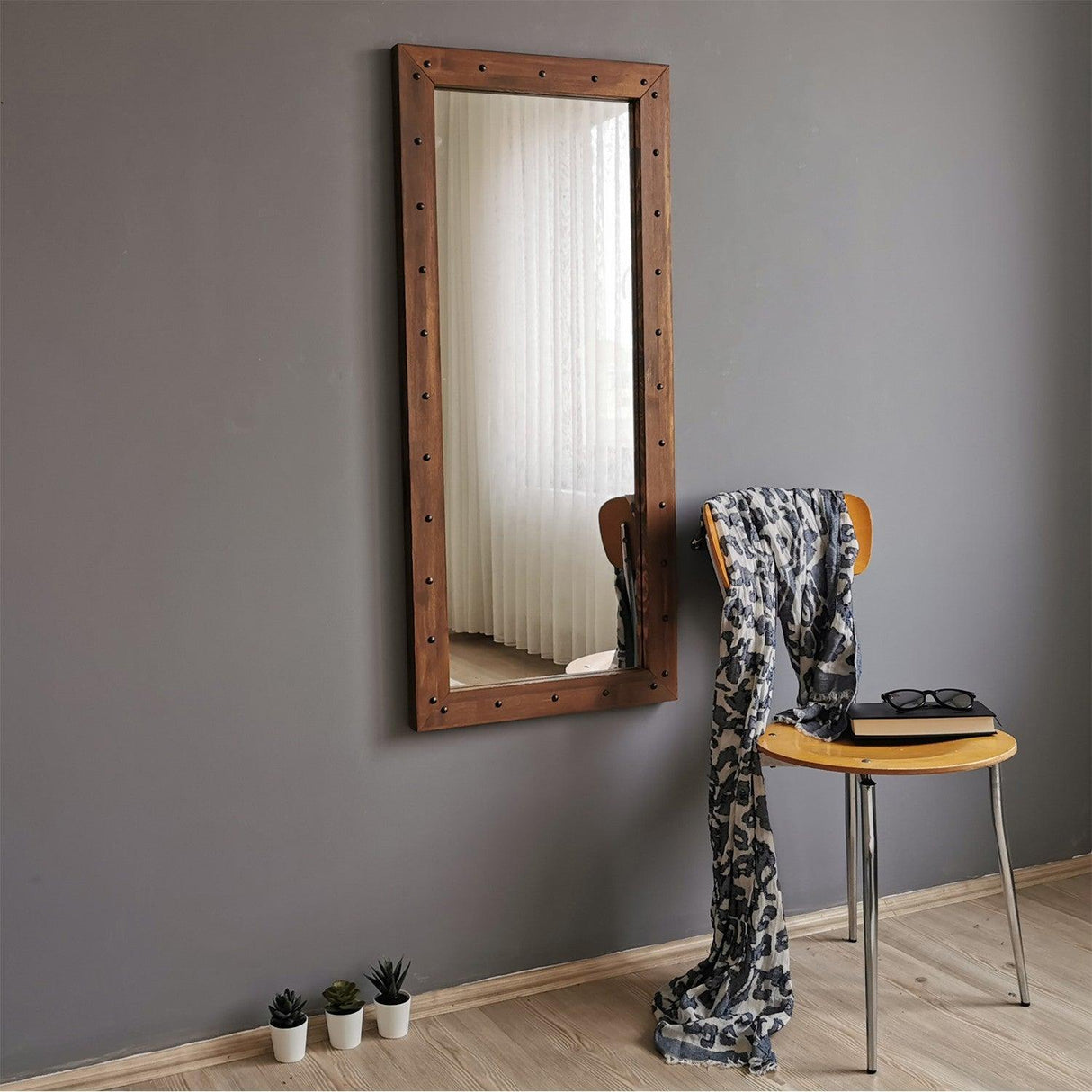 Oglindă Z50110CV, Nuc, 2x110x50 cm