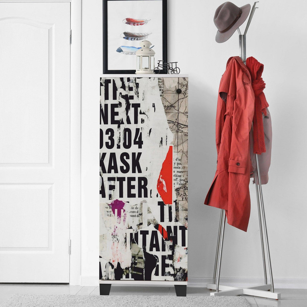 Pantofar Filinta Kapak 2, Alb, 127x38x50 cm