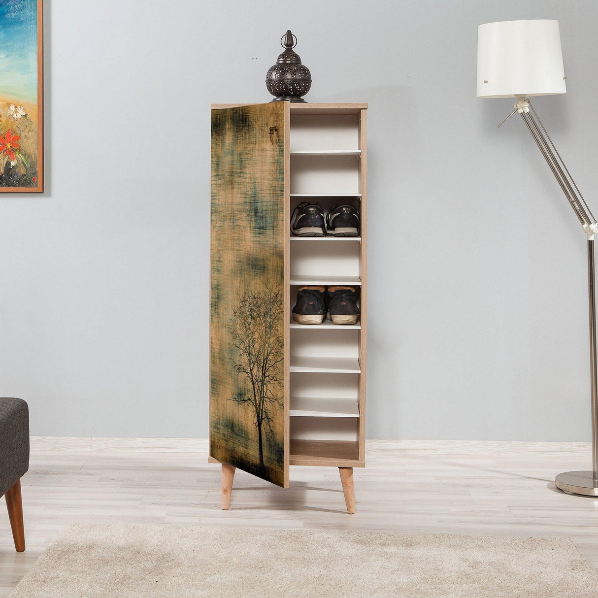 Pantofar Filinta v1, Stejar Sonoma, 50x135x38 cm