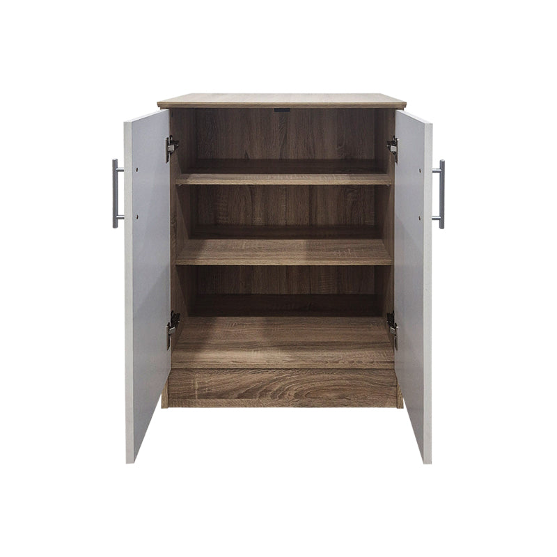 Pantofar for 6 pairs, Alb - Sonoma-Alb, 60x40x80 cm - Sonoma-Alb