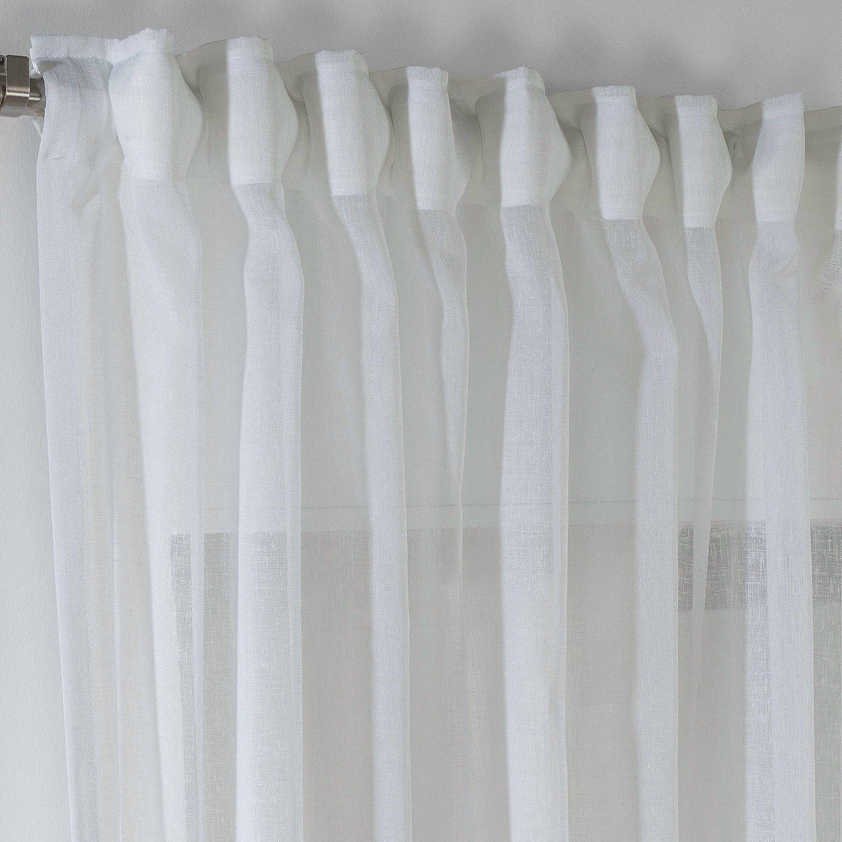 Perdea transparentă Artistic 4, Crem, 140x175 cm