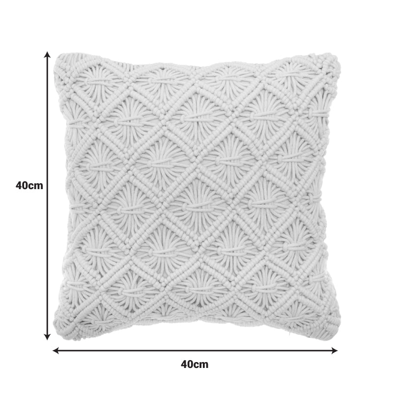Perna decorativa Kalendian, crem, 40x40 cm, imagine suplimentara