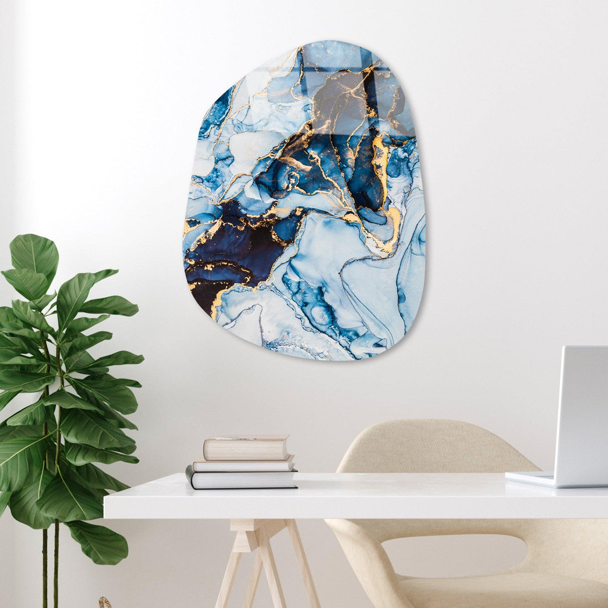 Pictură decorativă din sticlă temperată UV-1094, Multicolor, 50x70 cm