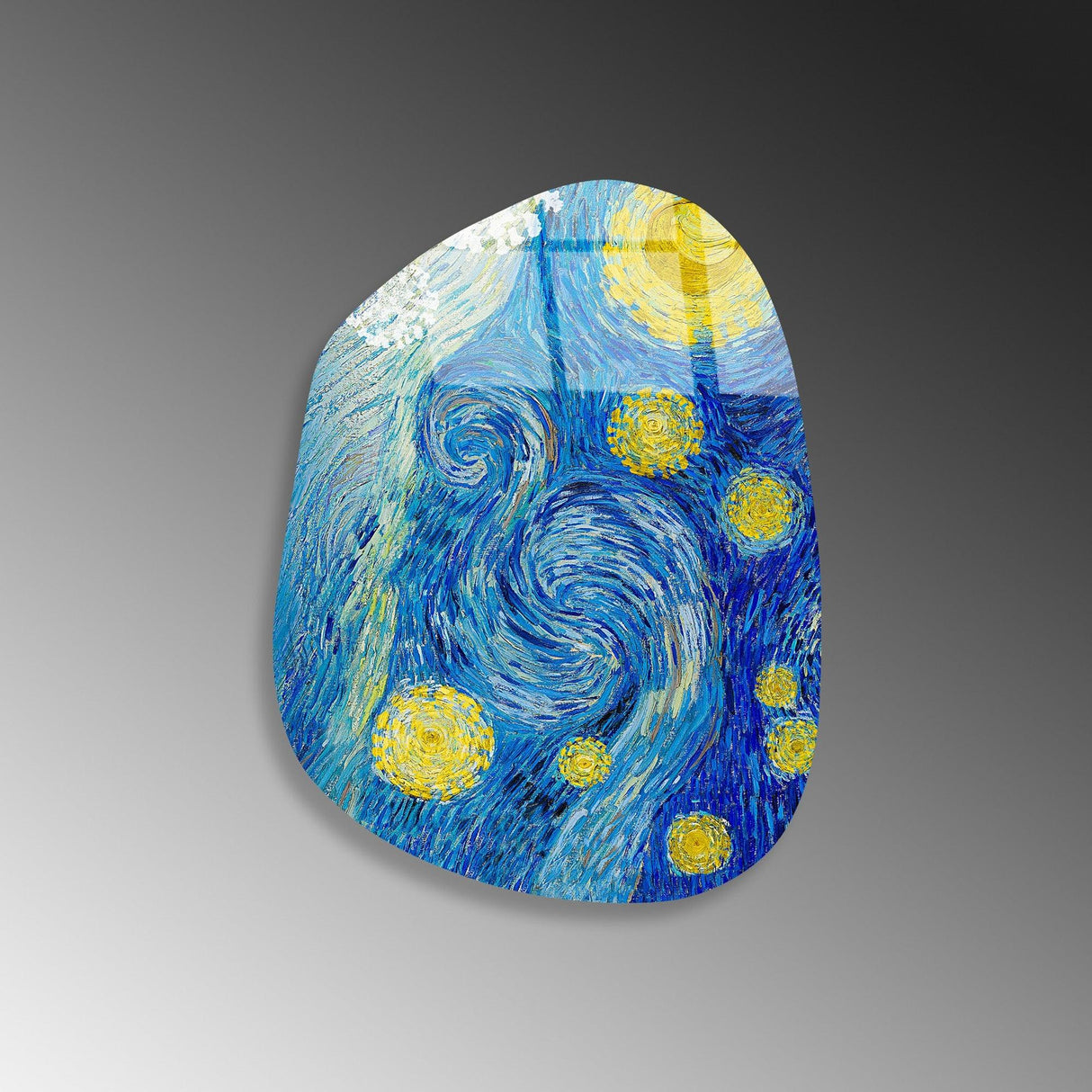 Pictură decorativă din sticlă temperată UV-1111, Multicolor, 35x50 cm