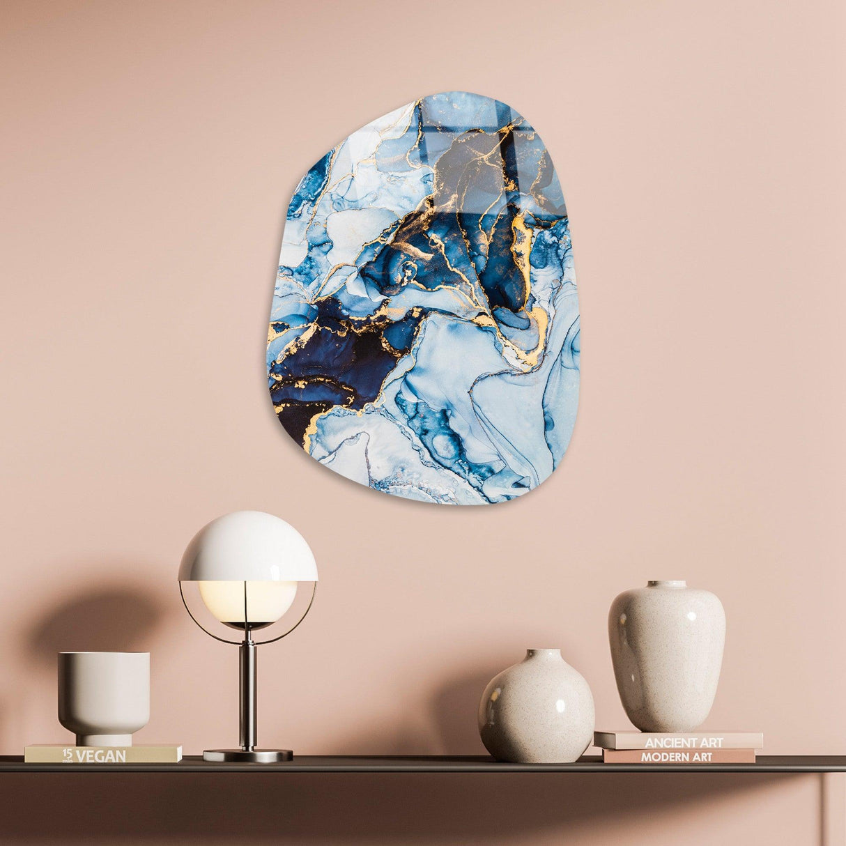 Pictură decorativă din sticlă temperată UV-1114, Multicolor, 35x50 cm