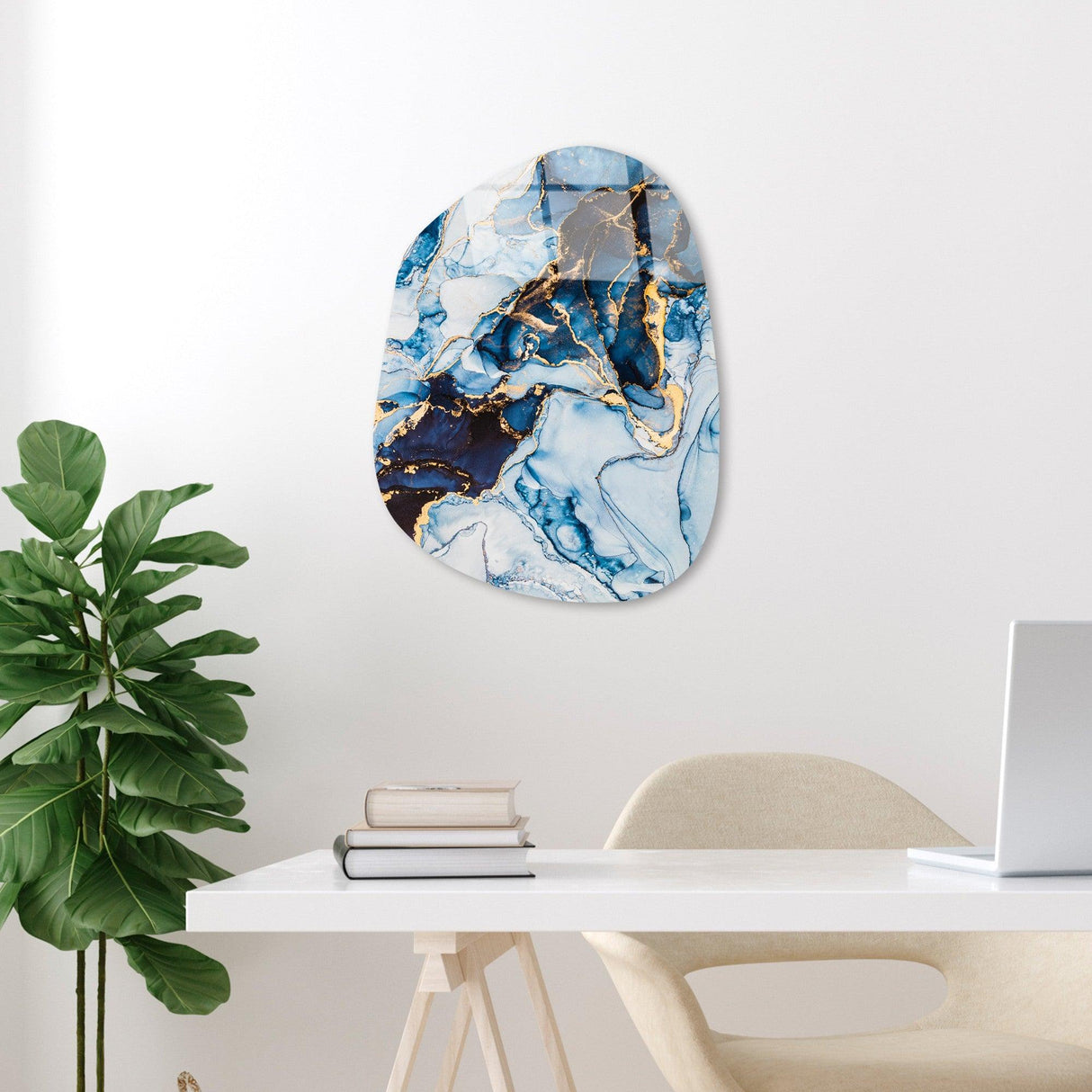 Pictură decorativă din sticlă temperată UV-1114, Multicolor, 35x50 cm