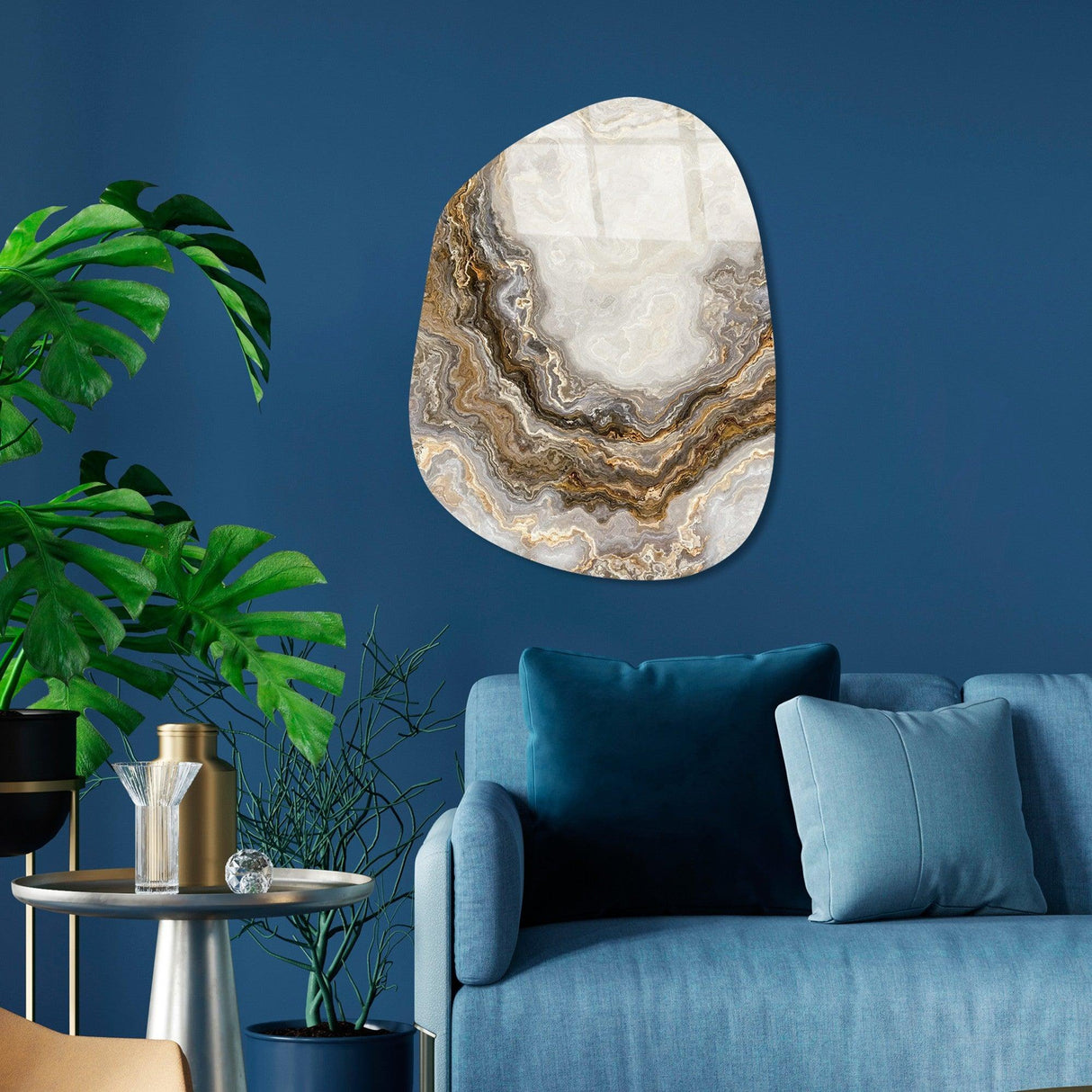 Pictură decorativă din sticlă temperată UV-1121, Multicolor, 35x50 cm