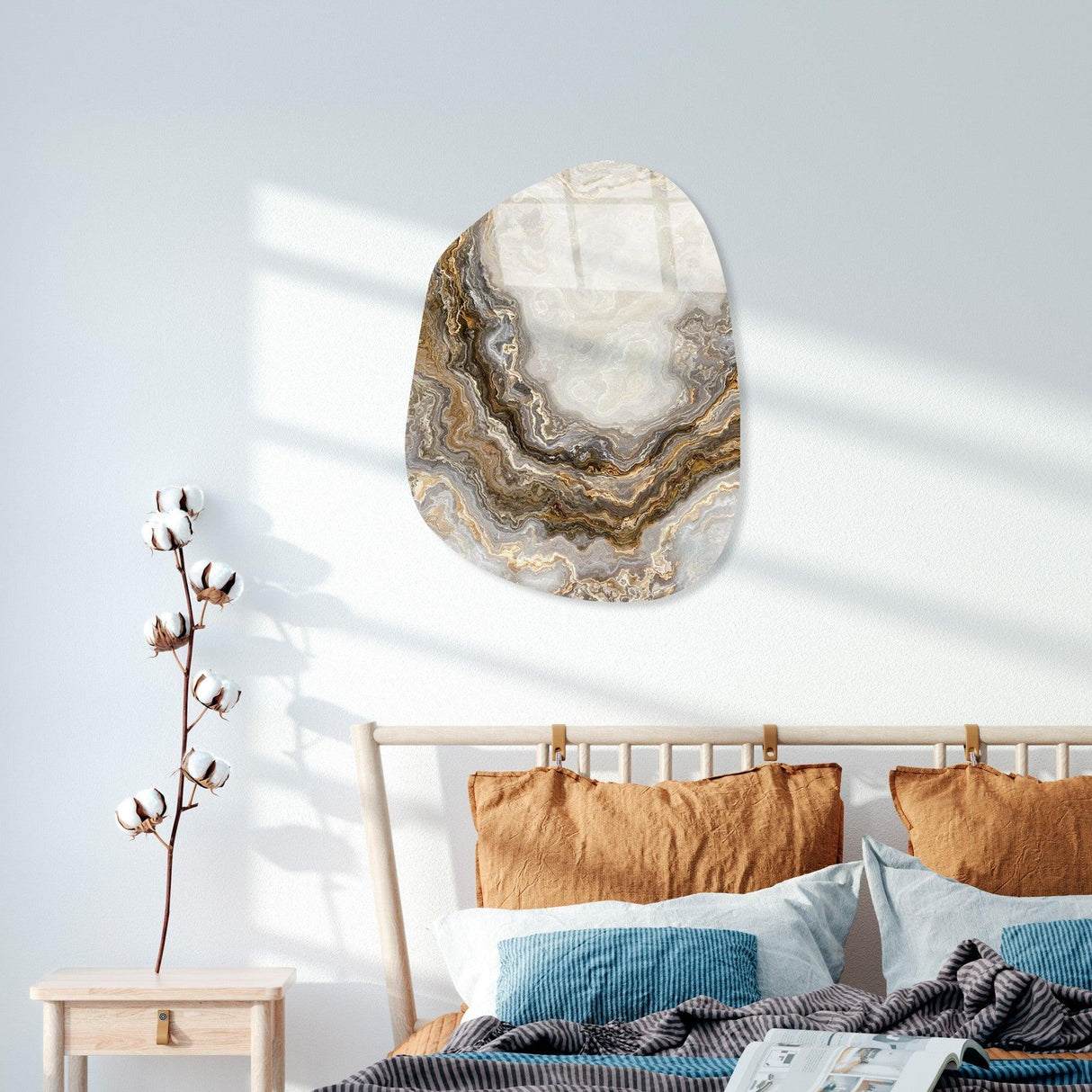 Pictură decorativă din sticlă temperată UV-1121, Multicolor, 35x50 cm