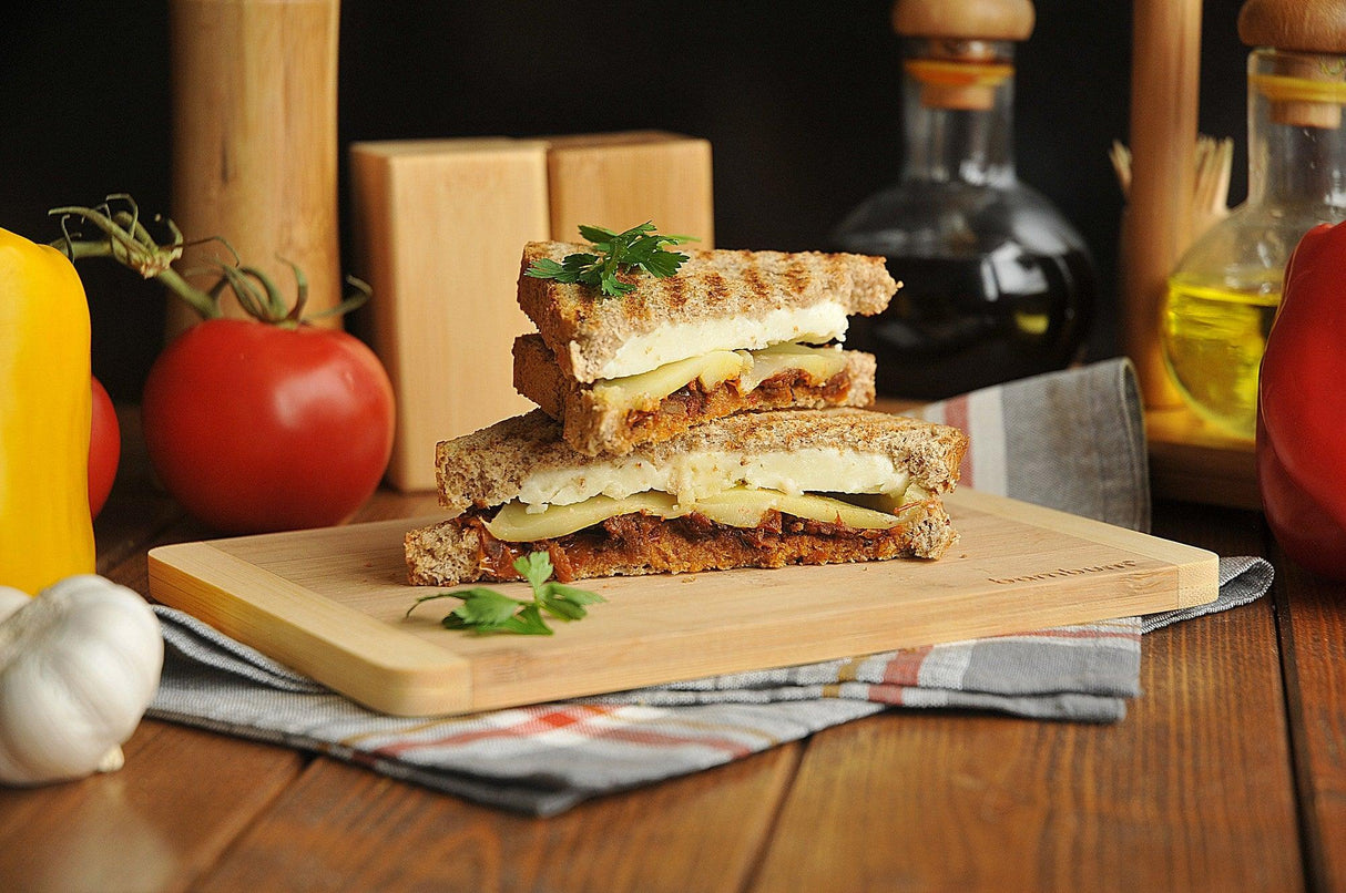 Placă de tăiat din bambus Edena, Nuc, 1x15.5x20.5 cm