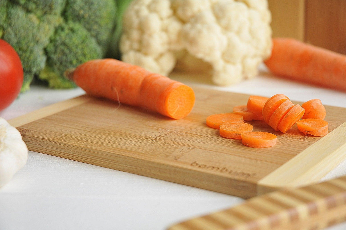 Placă de tăiat din bambus Edena, Nuc, 1x15.5x20.5 cm