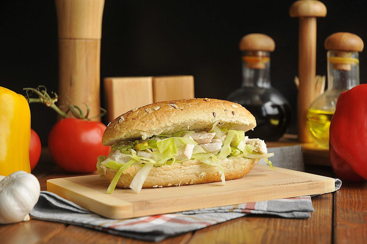 Placă de tăiat din bambus Edena, Nuc, 1x15.5x20.5 cm