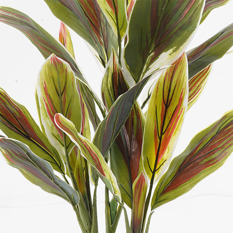 Planta decorativă artificială cu ghiveci, Cycas, Plastic, Verde, 55x80 cm