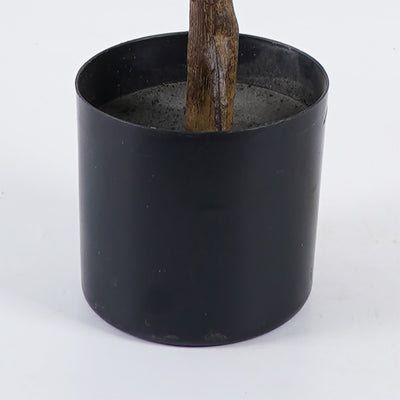 Planta decorativă în ghiveci Ficus Lyrata, Verde, sintetic, 70x130 cm, detaliu produs