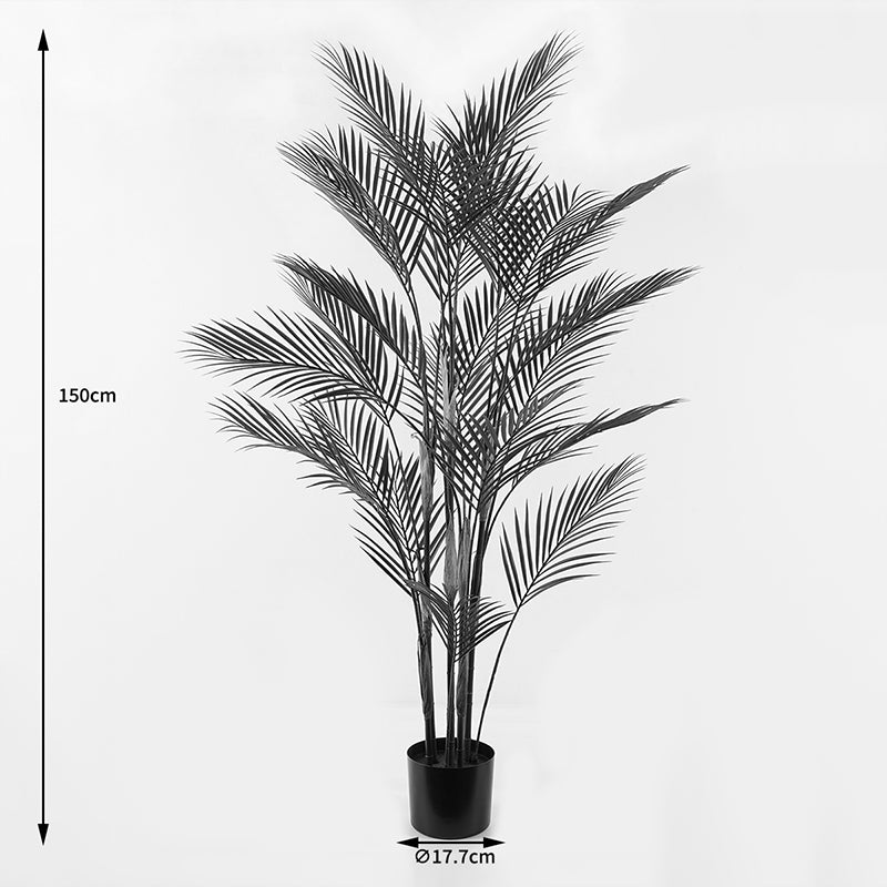 Planta decorativă în ghiveci Kwai, Plastic, Verde, 92x150 cm
