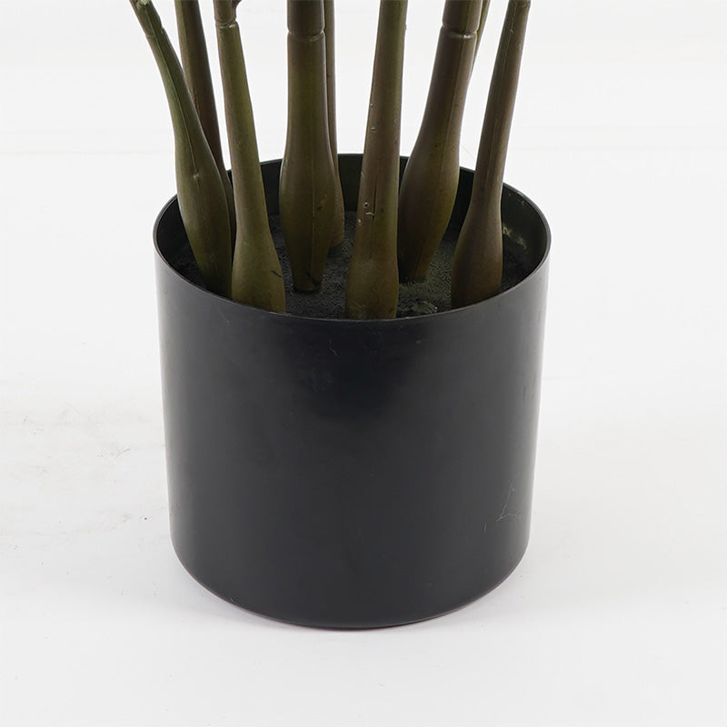 Plantă decorativă în ghiveci Zamia, sintetic, Verde, 52x88 cm