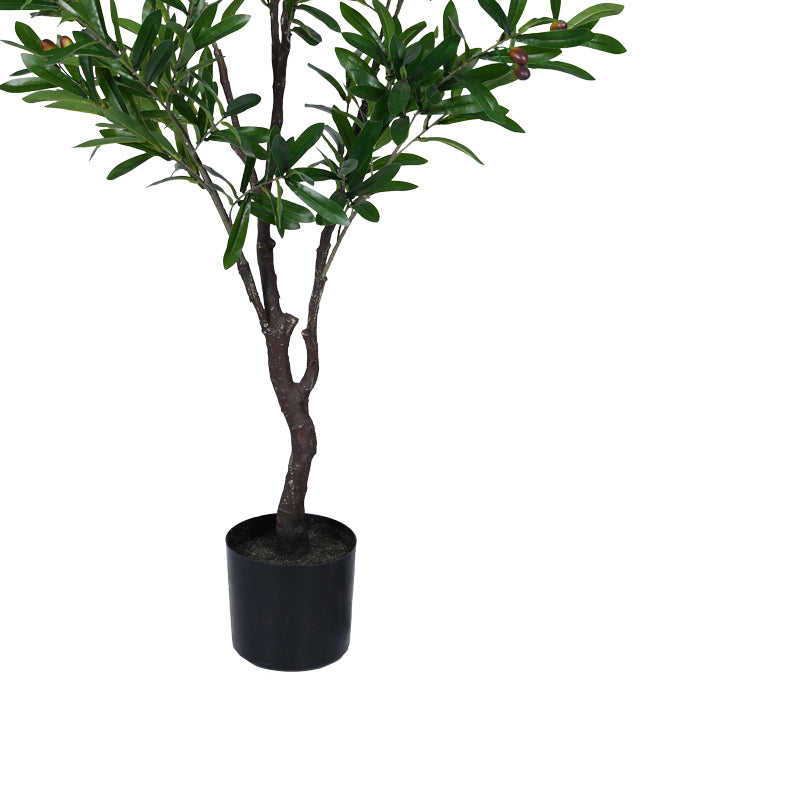 Planta decorativa Olive tree Ighiveci, verde, H120 cm